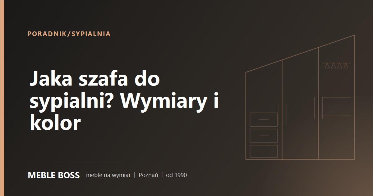 Jaka szafa do sypialni - szkic szafy z wnetrzem, Meble Boss Jaka szafa do sypialni - szkic szafy z wnetrzem, Meble Boss